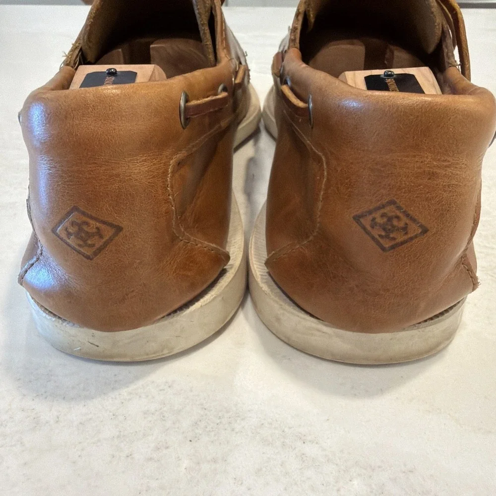 Quoddy Head Boat Shoe Whiskey 11D $249 Retail